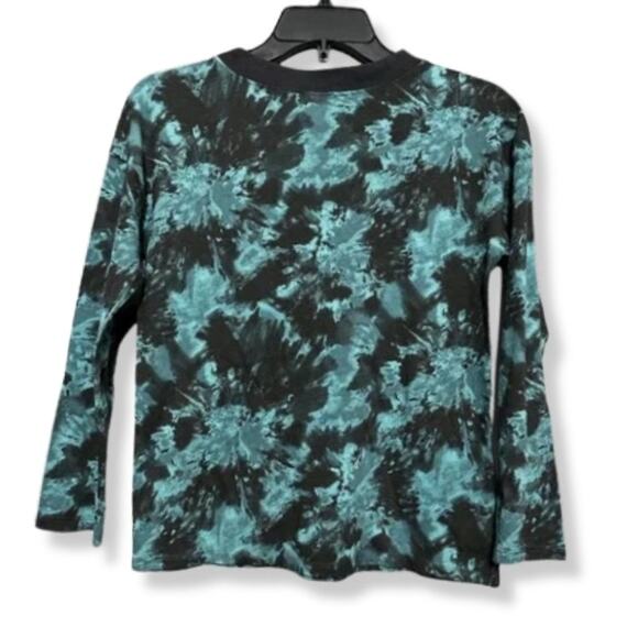 Melrose And Market Pullover T-Shirt Tie Dye Long Sleeve Multicolor Girls M NWT - Picture 4 of 9